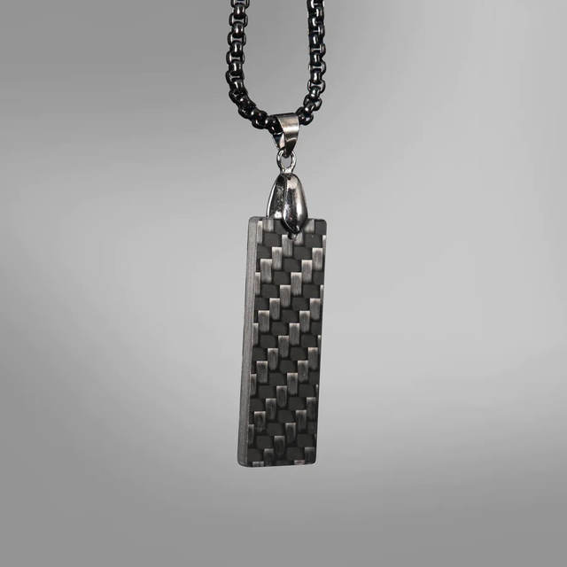 Spider Carbon Fiber Pendant